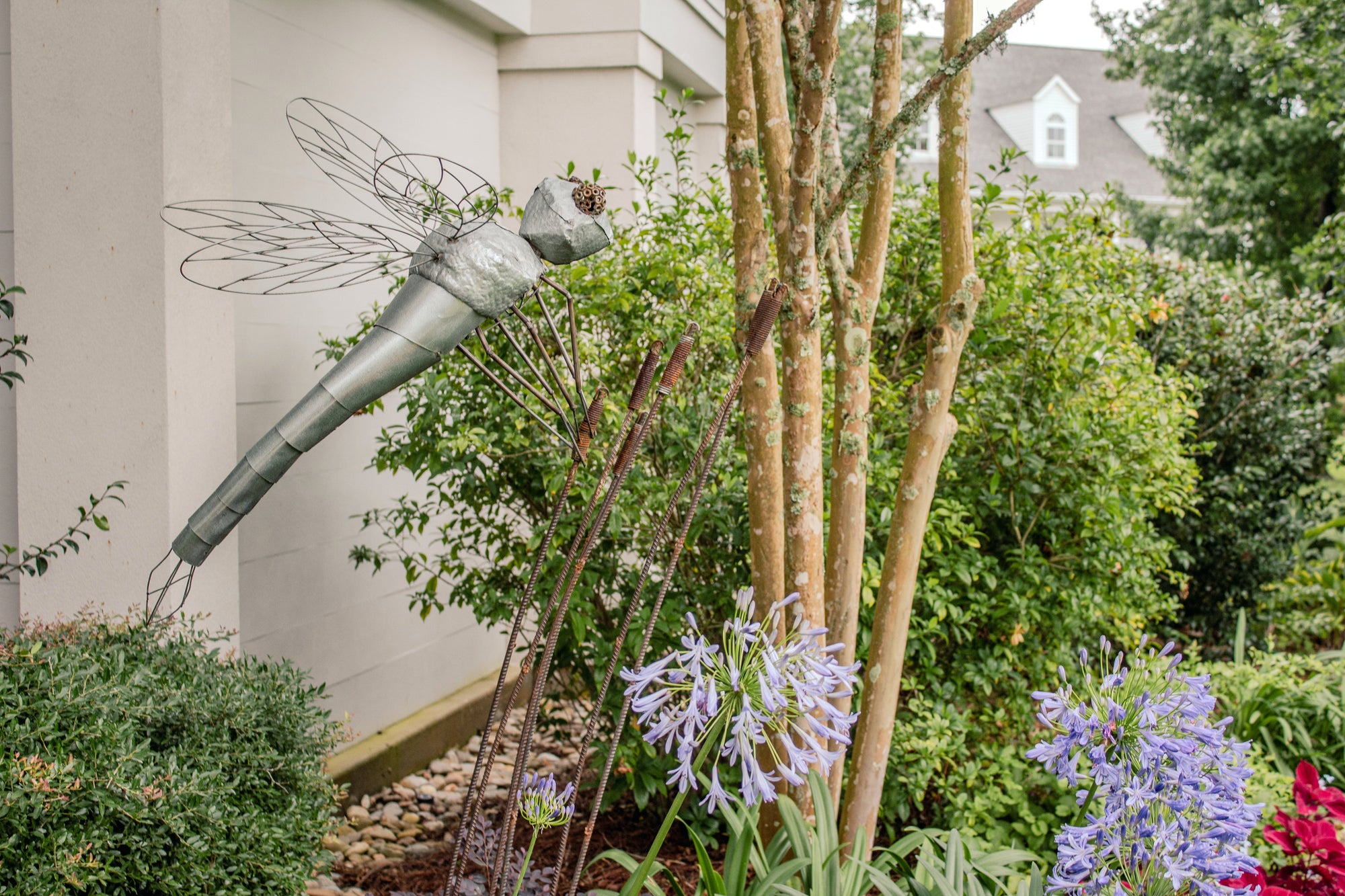 Photograph of "Perched." Sculpture and Photo by Alex Chilton.